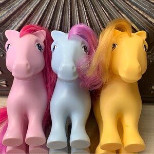 My Little Pony 40th Anniversary Ponies. Butterscotch, Blue Belle & Cotton Candy